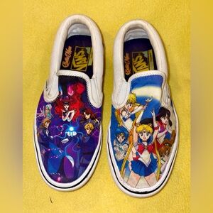 Sailor Moon x Vans Comfycush Slip On Sneakers - Women’s 6